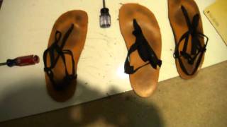 Make your own DIY Huarache sandals [upl. by Gnilsia]