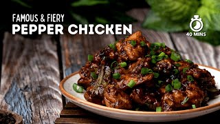 Pepper Chicken  Starter Recipes  Chicken Recipes  Restaurantstyle Chicken Recipes  Cookd [upl. by Condon]