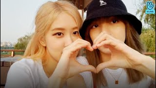 ENG SUB ROSÉ AND LISA VLIVE [upl. by Aranaj]