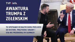 Awantura Trump  Zełenski Rozmowy USA  Ukraina zawieszone [upl. by Annekim]