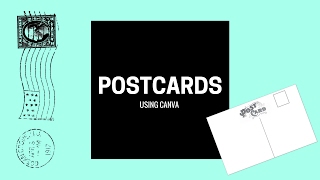 How To Create Postcards In Canva [upl. by Parlin]