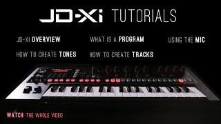 Roland JDXi Analog Digital Synthesizer Tutorials [upl. by Nereus]