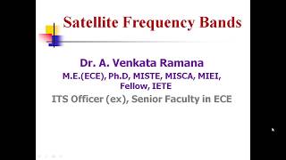 Satellite Frequency Bands [upl. by Suelo]