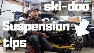 How I Set Up My Snowmobile Suspension DIY EXPLAINED [upl. by Nosnhoj]