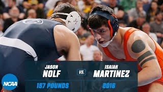 Isaiah Martinez vs Jason Nolf 2016 NCAA title 157 lbs [upl. by Navaj]