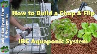 How to Build an Aquaponic System  Chop amp Flip IBC Build [upl. by Minette]