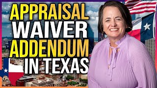 Appraisal Waiver Addendum In Texas [upl. by Anyad]