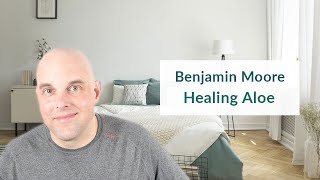 Benjamin Moore Healing Aloe Color Review [upl. by Ainoyek239]