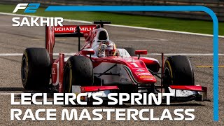 Charles Leclercs Sprint Race Masterclass  Formula 2 Bahrain 2017 [upl. by Canon]