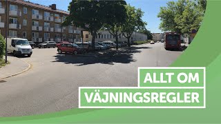 ÖVNINGSKÖR  Lär dig allt om väjningsregler [upl. by Arrik696]