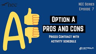 NEC3 amp 4 Option A Priced Contract with Activity Schedule [upl. by Mic747]