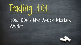 Trading 101 How Does the Stock Market Work [upl. by Blanchard]