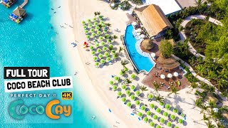 Coco Beach Club  Full Walkthrough Tour amp Review  Perfect Day Coco Cay  4K [upl. by Nhoj495]