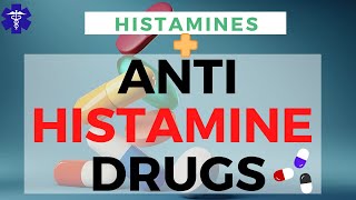 Histamine and Antihistamine Drugs  Pharmacology  Short amp Simple [upl. by Tik]