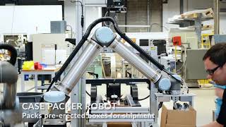 Packaging Automation Using Collaborative Robots  Cobots  ONExia Inc [upl. by Ecnatsnok]