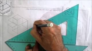 DIBUJO TECNICO  ISOMETRICOS  PRACTICA PARA DIBUJAR MODELOS [upl. by Risan590]