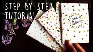 DIY NOTEBOOKS from scratch  no stitching [upl. by Hoffer]