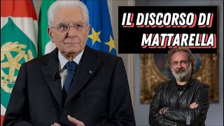 Il discorso di Mattarella [upl. by Ennahs]