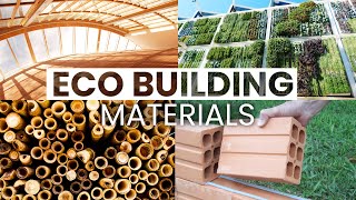 10 EcoFriendly Building Materials  Sustainable Design [upl. by Gebelein777]