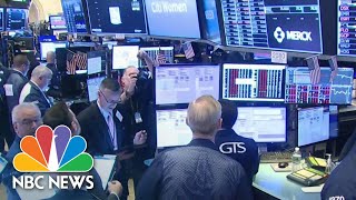 Stock Trading Halted After Markets Plunge At Market Open  NBC News [upl. by Jewett385]