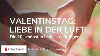 LIEBE IN DER LUFT I ❤️ Die 10 schönsten Liebeserklärungen zum Valentinstag [upl. by Alroy]