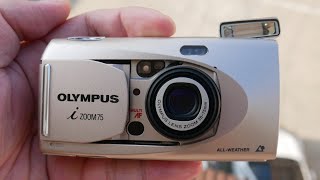 OLYMPUS I ZOOM 75 aps film [upl. by Recnal6]