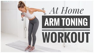 TONED ARMS  Home Workout [upl. by Russian]