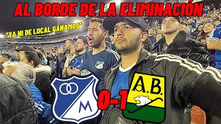 Reacción MILLONARIOS 01 BUCARAMANGA  al borde de la eliminación  El Grani [upl. by Enalahs]