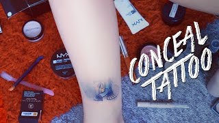 How To Cover Up Tattoo With Makeup [upl. by Llemart]