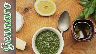 Traditional Basil Pesto  Gennaro Contaldo [upl. by Jeritah]