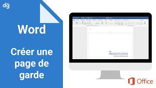 Comment créer une page de garde sur Word [upl. by Garey795]