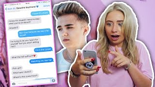 SONG LYRIC TEXT PRANK ON MY BOYFRIEND [upl. by Adriena]