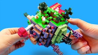 Making Minecraft 3x3 Rubik’s Cube  Part 1 🌎 Clay DIY [upl. by Eenalem]