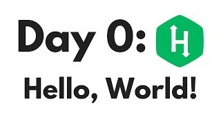 HackerRank Day 0 Hello World  Python [upl. by Calloway]