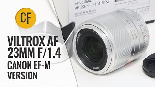 Viltrox AF 23mm f14 lens review for Canon EOS M [upl. by Ahsaek]