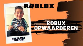 ROBLOX GIFT CARDROBUX OPWAARDEREN  SPEEL MET THOMAS [upl. by Gniw271]