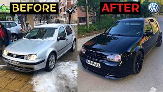 Building a VW Golf 4 19TDI In 3 Minutes  Project Car Transformation [upl. by Ilojne]