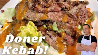 Homemade Doner Kebab Recipe  Better Than A Takeaway [upl. by Anne-Marie]