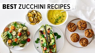 BEST ZUCCHINI RECIPES  easy amp healthy recipes to love [upl. by Notlehs]