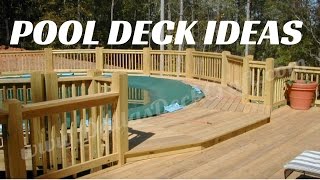 Above Ground Pool Deck Ideas [upl. by Michail695]