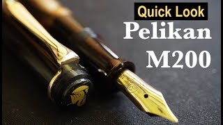 Quick Look Pelikan M200 Fountain Pen [upl. by Uwton]