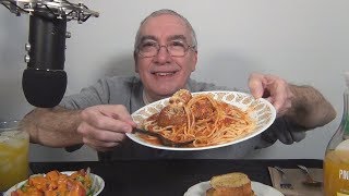 ASMR Eating Spaghetti and Meatball Dinner Thursday [upl. by Nylsirhc]