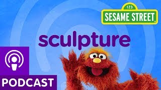 Sesame Street Sculpture with Jon Hamm Word on the Street Podcast [upl. by Ianej]