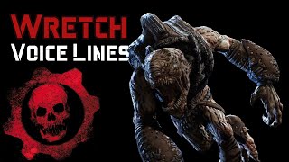 Gears of War  Wretch Voice Lines [upl. by Eimerej144]