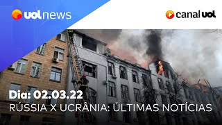 Guerra na Ucrânia veja últimas notícias e imagens do conflito com Rússia  UOL News [upl. by Ahseekat170]