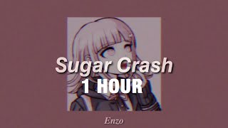 1 HOUR ElyOtto  SugarCrash  slowed  reverbed [upl. by Rosenstein]