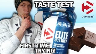 Dymatize Elite 100 Whey Taste Test Review  CHOCOLATE FUDGE flavour [upl. by Tiffy]