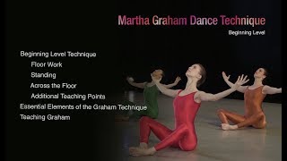 Martha Graham Dance Technique Beginning Level [upl. by Cilurzo]