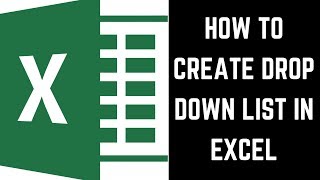 How to Create a Drop Down List in Excel [upl. by Mcintosh21]