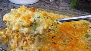 BROCCOLI CHEESE RICE CASSEROLE  Creamy Broccoli Cheese Rice Casserole Recipe [upl. by Basile]